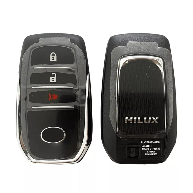 Original For Toyota Huilux  2+1 button remote key with 8A/H chip 433mhz FCCID:BM1EW