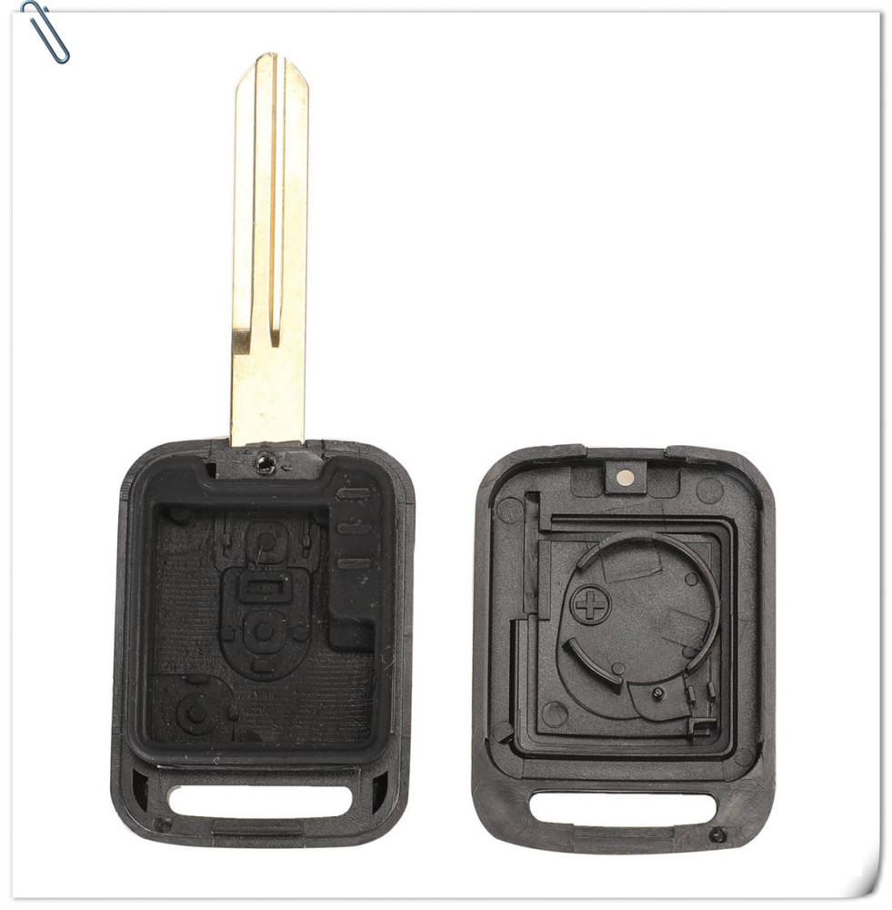 For Nissan Micra Navara X-TRAIL Qashqai 2 button rectangle remote key shell