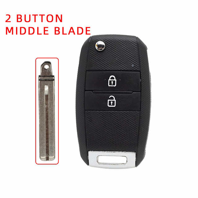 For For Kia Rio K2 K3 K5 Sorento 2/3/4 button remote Key Shell