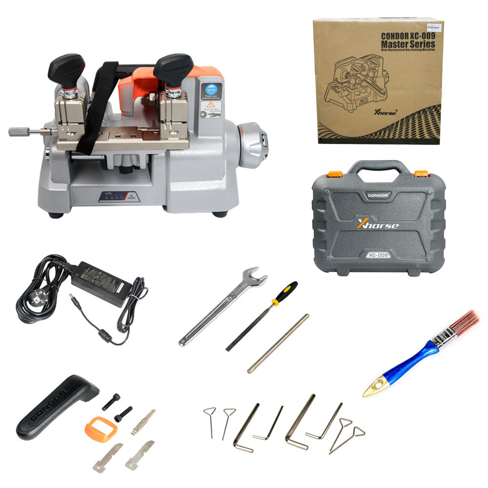 Xhorse Condor XC009 Key Cutting Machine With Battery for Single-Sided and Double-sided Keys