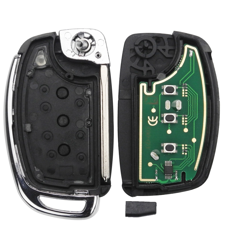 For Hyundai 3 Buttons New IX35 IX25 IX45 with TOY40 blade 433Mhz ID46 Chip remote key