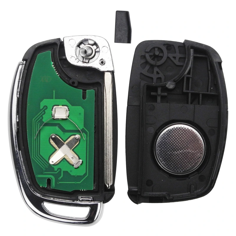 For Hyundai 3 Buttons New IX35 IX25 IX45 with TOY40 blade 433Mhz ID46 Chip remote key