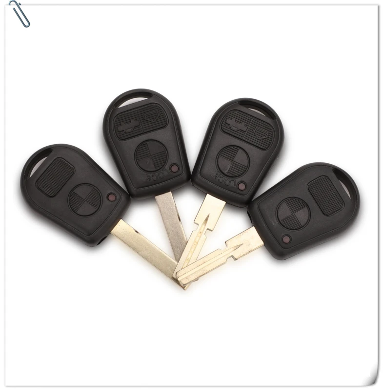 For BMW E31 E32 E34 2 / 3 button key shell with HU92 / HU58 blade