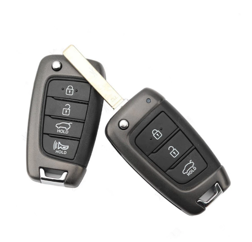 For Hyundai Kona 2017 3/4 button remote key shell
