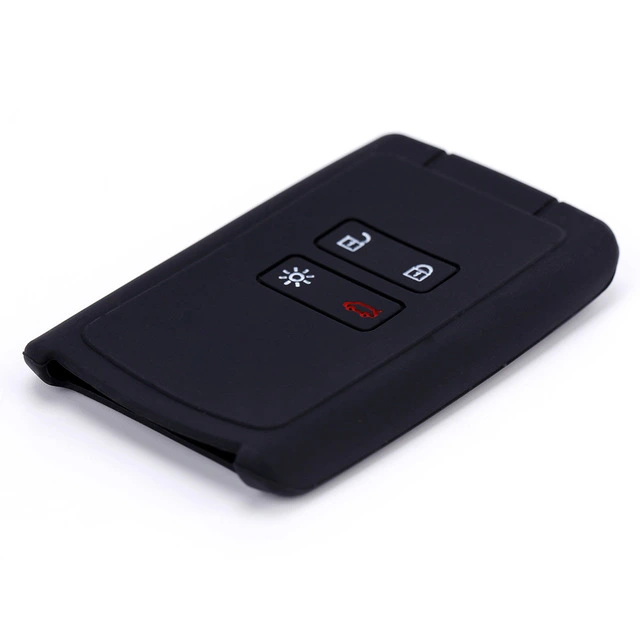 For Renault 4 button smart key silicone case black blue red color