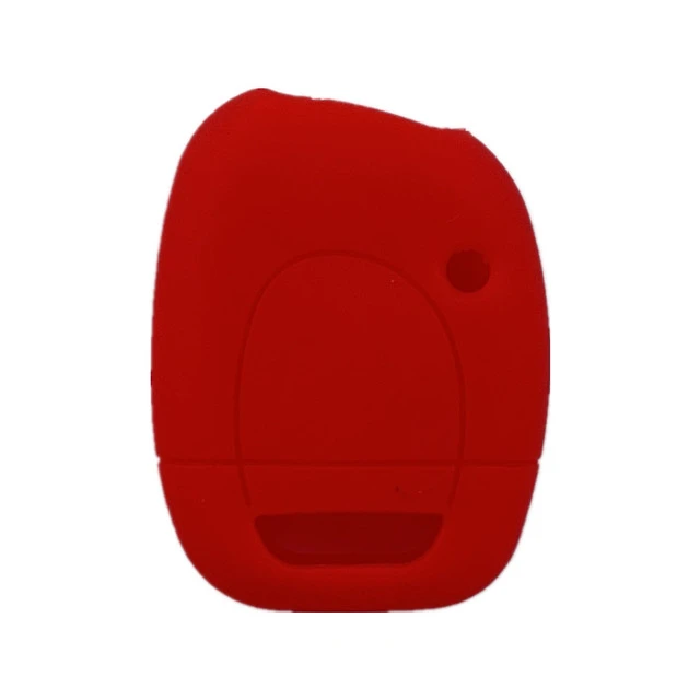 For Renault 1 button key silicone case black blue red color