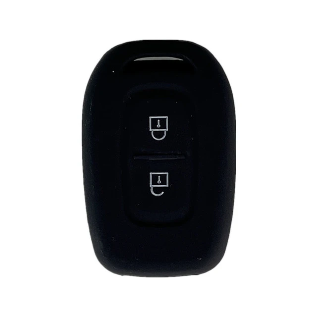 For Renault 2 button key silicone case black blue red color