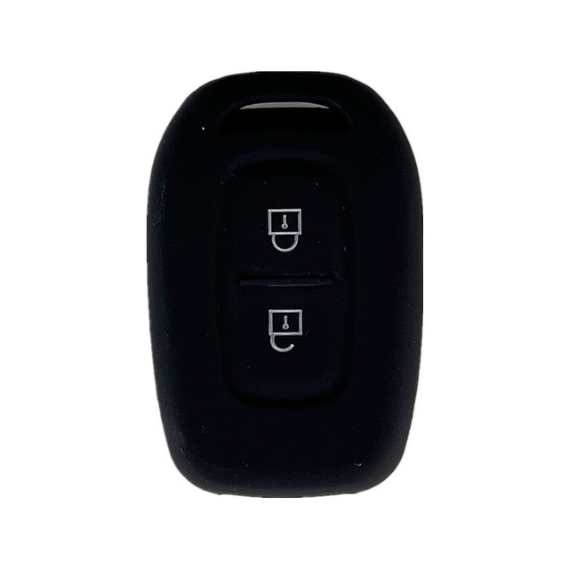 For Renault 2 button key silicone case black blue red color