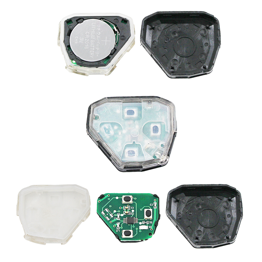 For Toyota Camry Corolla RAV4 2 button remote key with 315mhz/433mhz 4D67 chip