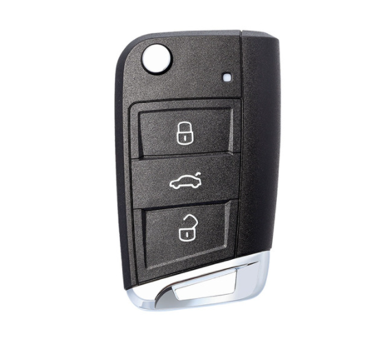 For VW MQB 3 button Flip Key Shell HU162T blade