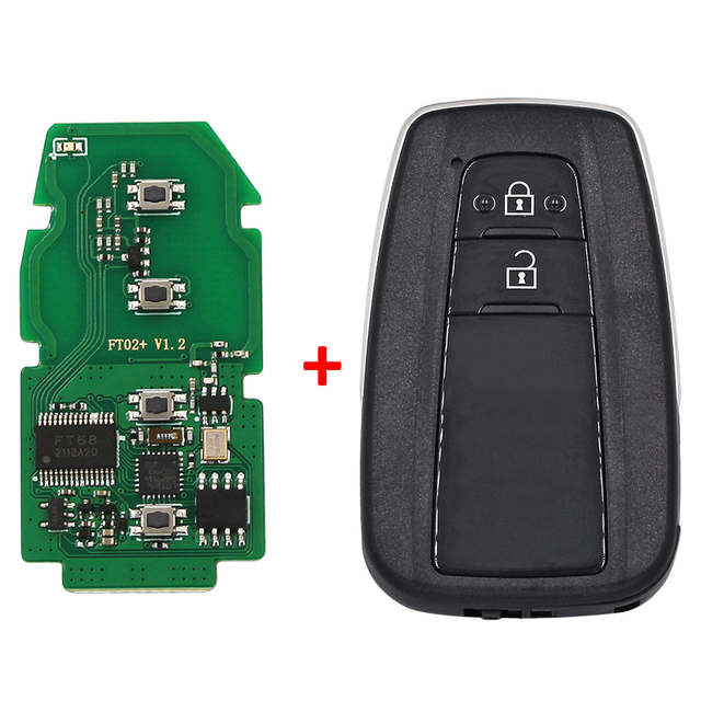 Lonsdor FT02-PH0440B smart key Update Version of FT11-H0410C 312/314/433.58/434.42Mhz for Toyota Lexus, Frequency Switchable