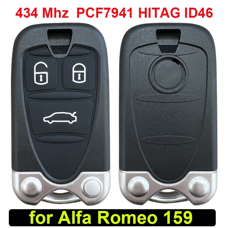 For Alfa Romeo 159 3 button remote Key 434 MHz 7941 chip
