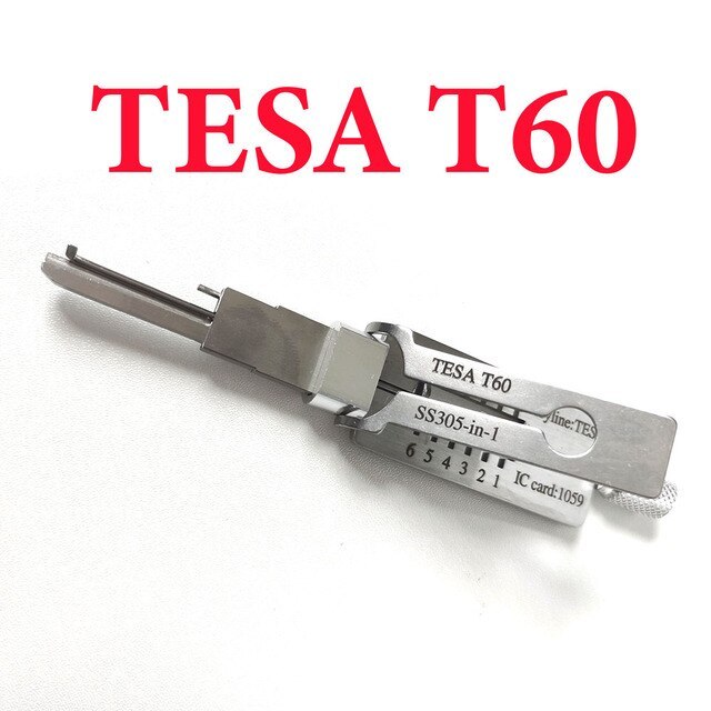 TESA T60 SS305 in 1 Locksmith Tool for Iseo R6