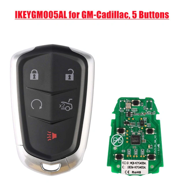 AUTEL MaxiIM IKEY IKEYGM005AL 5 button Smart Key used for Autel machine program
