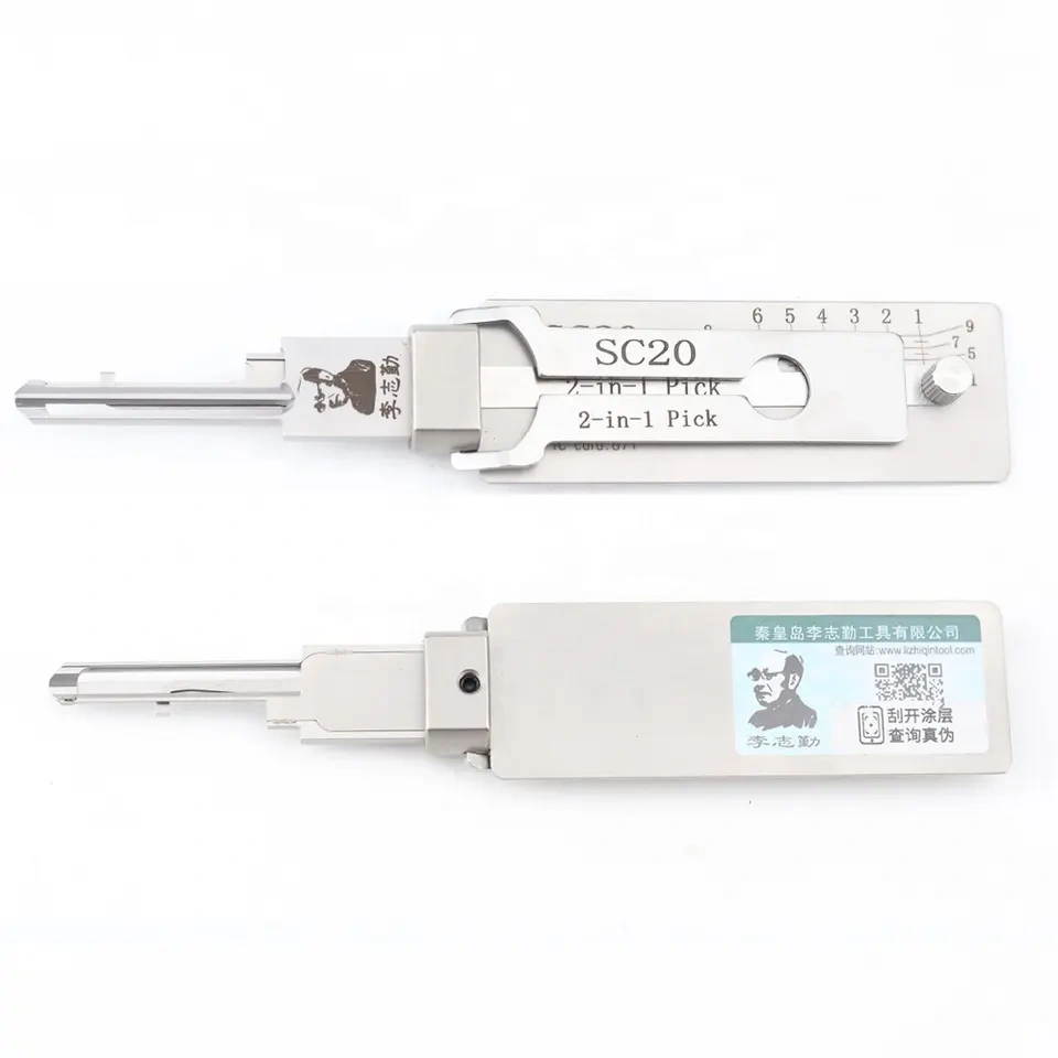 Original LISHI tool SC20 2 in 1 Lock Pick and Decoder