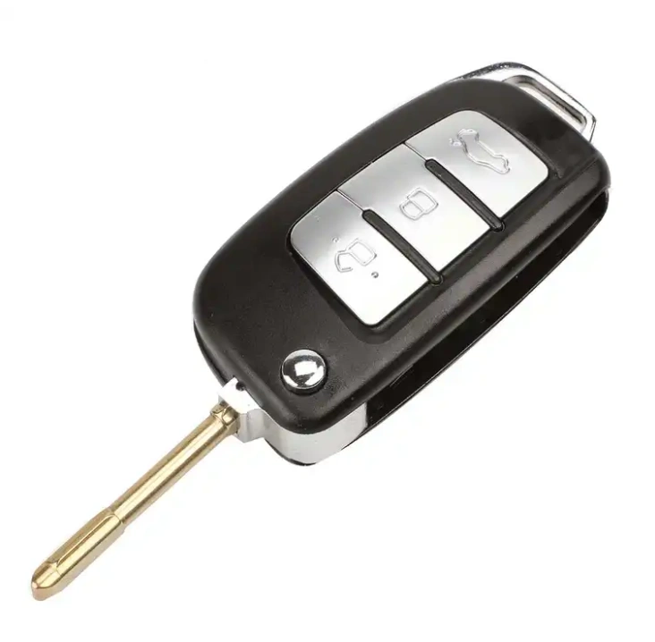 For Ford Focus Fiesta C-Max S-Max Ka Mondeo Galaxy 3 Button Modified Flip Key Shell with HU101 FO21 Blade