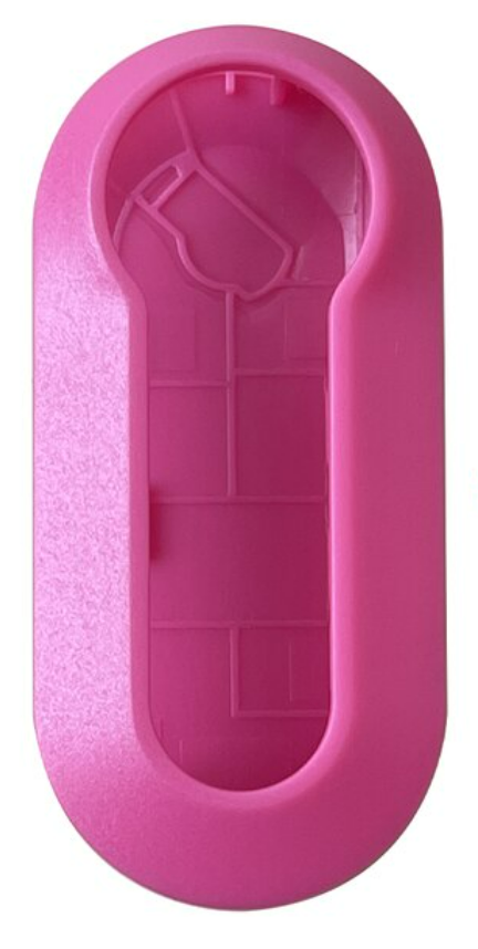 For Fiat 500 Panda Punto Bravo Flip Folding 3 Button With Pads Colorful Remote Key Shell Replacement Cover