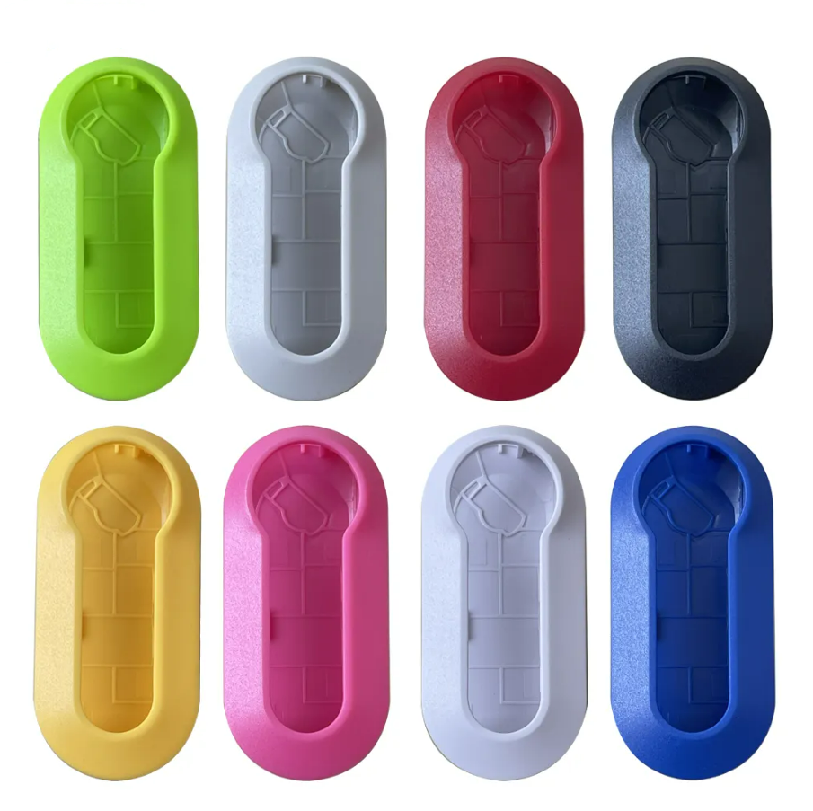 For Fiat 500 Panda Punto Bravo Flip Folding 3 Button With Pads Colorful Remote Key Shell Replacement Cover