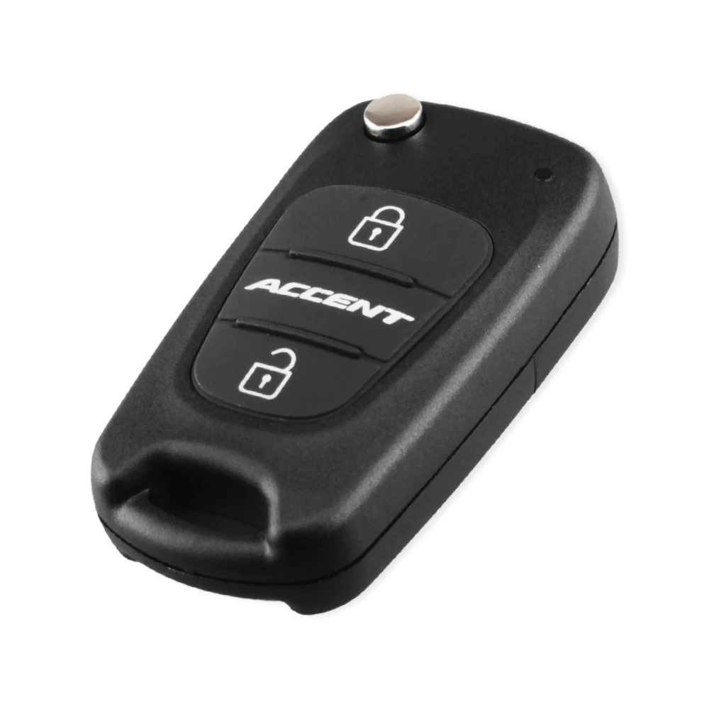 Folding Hyundai 3 button Remote Car Key Shell for Hyundai Accent