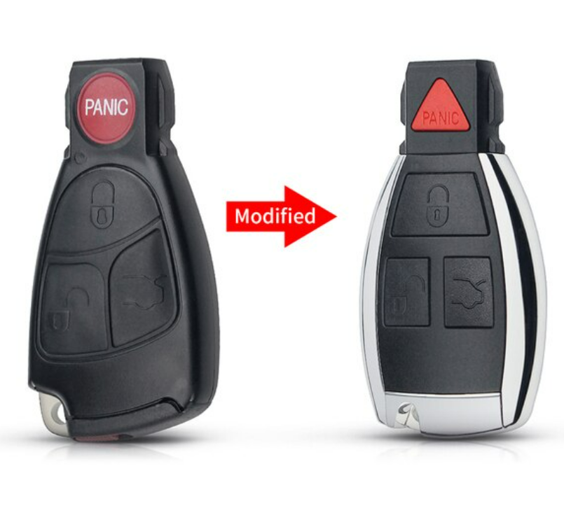 For Benz Smart Remote key 2/3/3+1 button 433MHZ A450 820 02 97 with 2 infrared ray hole for Mercedes-Benz Smart Fortwo Forfour Roadster