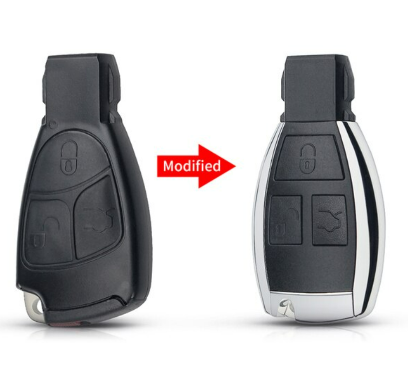 For Benz Smart Remote key 2/3/3+1 button 433MHZ A450 820 02 97 with 2 infrared ray hole for Mercedes-Benz Smart Fortwo Forfour Roadster