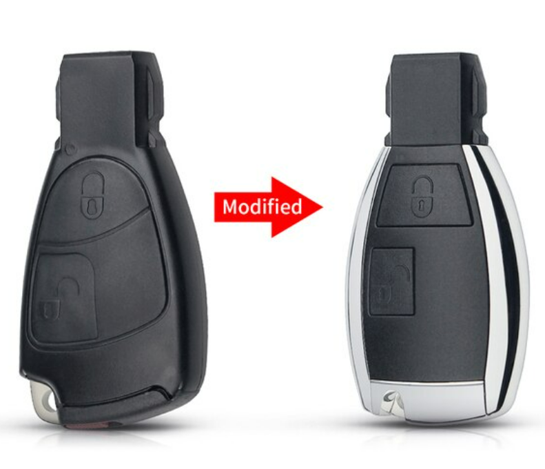 For Benz Smart Remote key 2/3/3+1 button 433MHZ A450 820 02 97 with 2 infrared ray hole for Mercedes-Benz Smart Fortwo Forfour Roadster