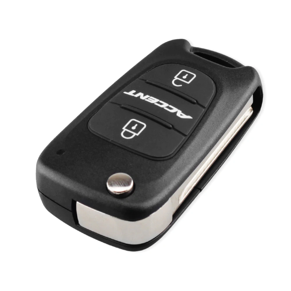 Folding Hyundai 3 button Remote Car Key Shell for Hyundai Accent