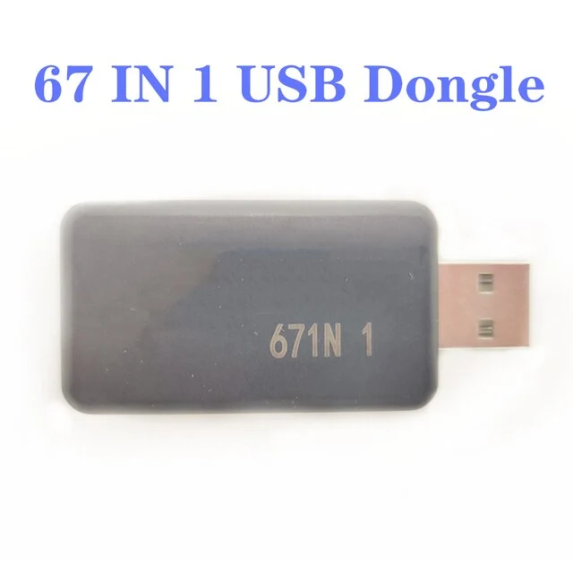 67 IN 1 USB Dongle for ECU Programmer