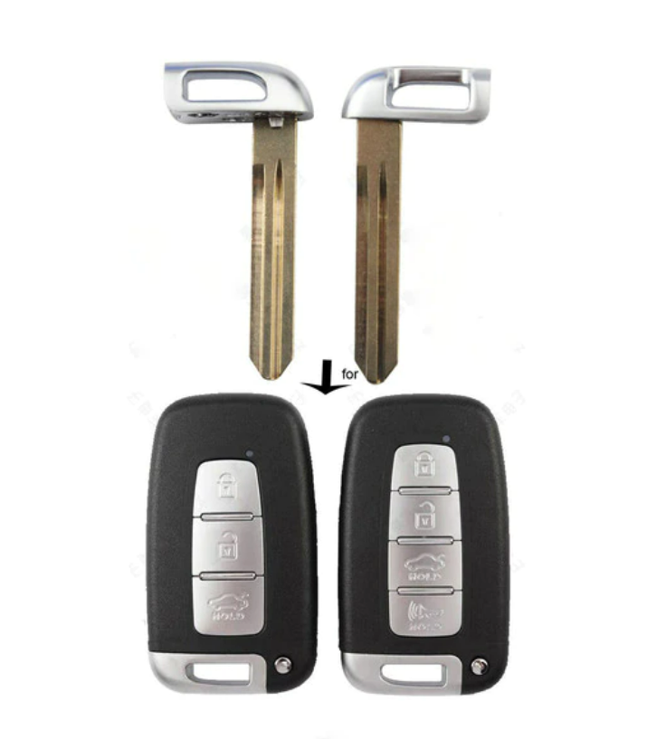 For Hyundai Sonata 9 IX25 Tucson Mistra New Santa Fe Elantra(2017) Emergency Small Insert Key blade