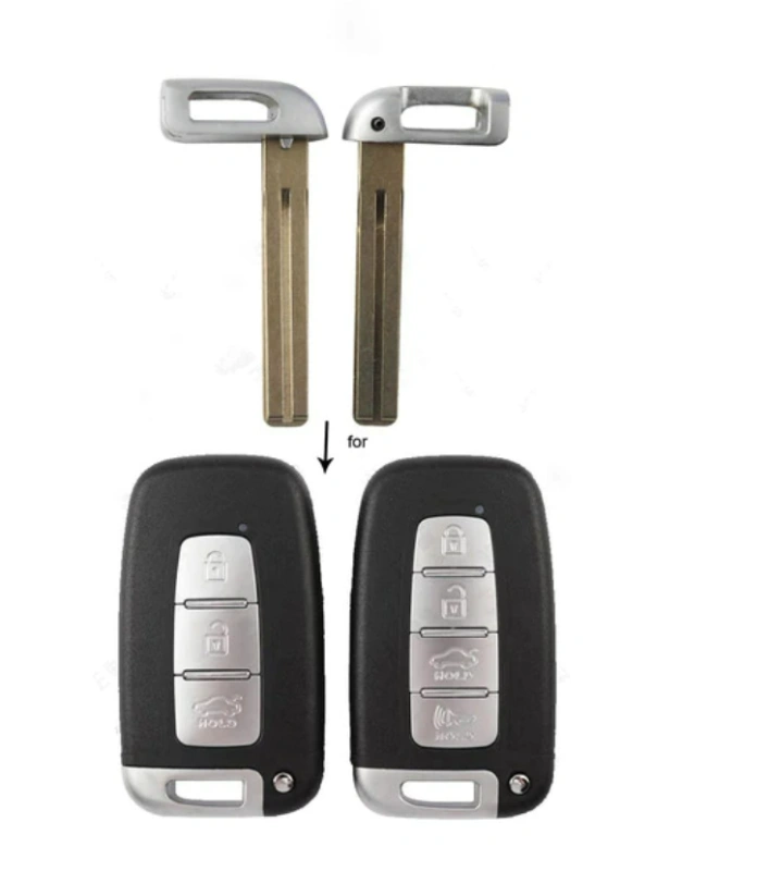 For Hyundai Sonata 9 IX25 Tucson Mistra New Santa Fe Elantra(2017) Emergency Small Insert Key blade