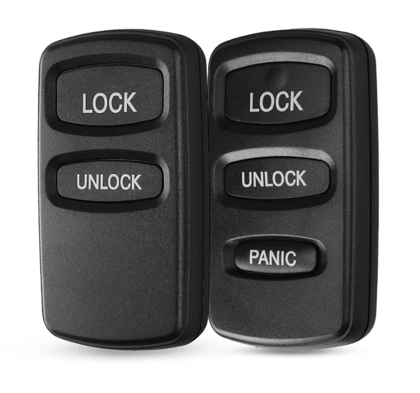 For Mitsubishi 2 3 Buttons Blank Remote Key Shell