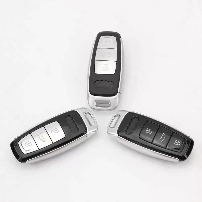 For Audi A8L 3 button Remote Key Shell Replacement