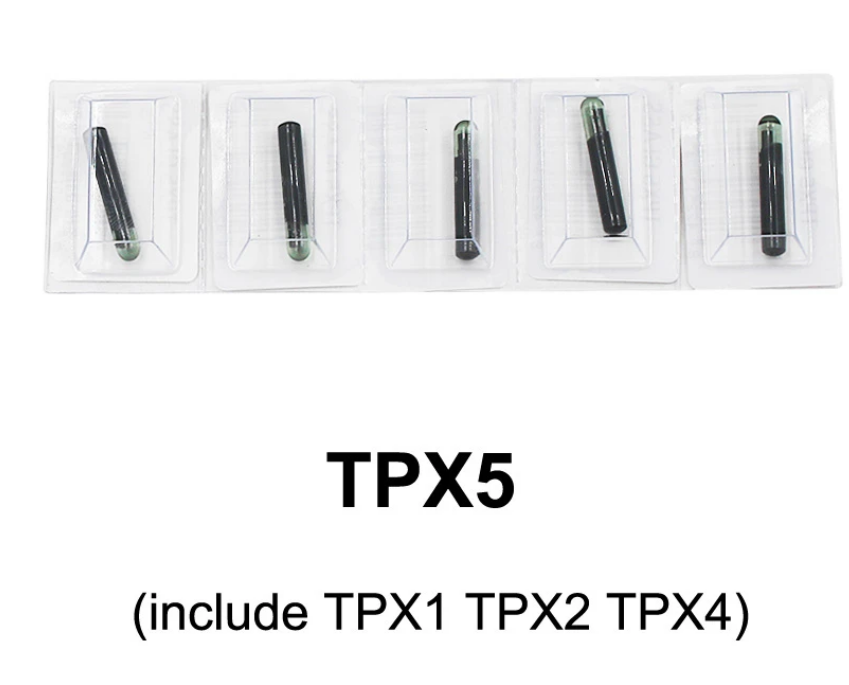 Original  TPX5 cloner chip key for TPX5 transponder chip 3 in1 REPLACEMENT TPX1 TPX2 TPX4