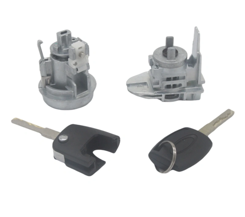 For Ford FIESTA 2009-2013 Full Lock Set Ignition Switch Front Left Door Lock Barrel