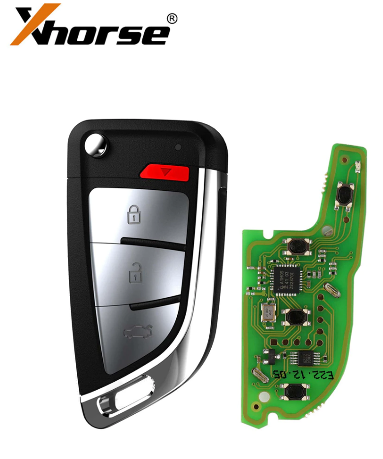 Xhorse XSKFF0EN Knife Style Flip Smart Key with 4 Buttons