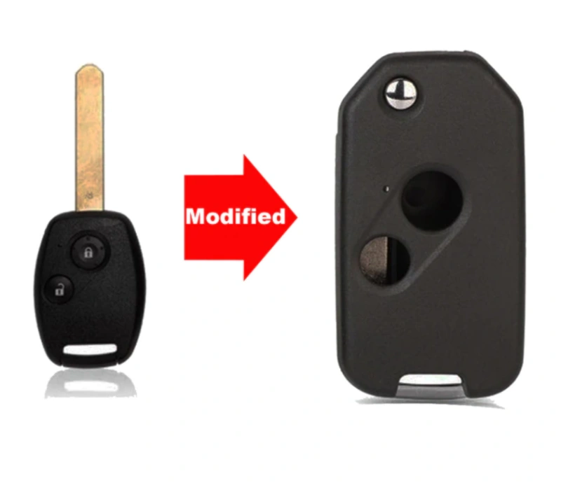 For Honda Accord Civic CRV 2 3 2+1 3+1 Buttons Remote Modified Flip Folding Car Key Shell