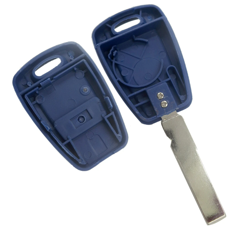 For Fiat 1 button transponder key blank SIP22 blade Blue Color/Black color