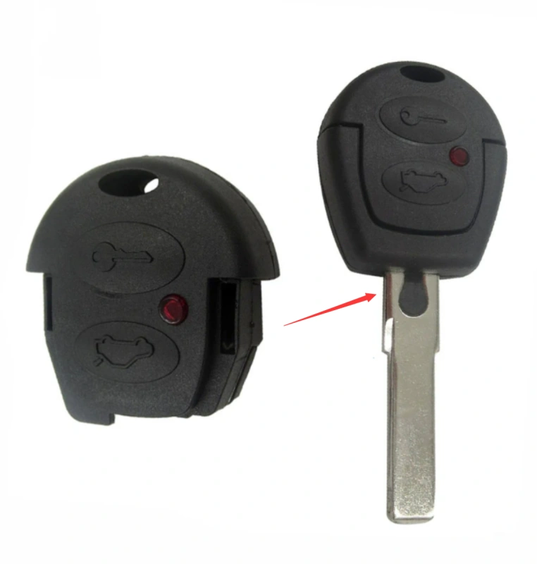 For 2 Buttons Car Key shell For Volkswagen VW Jetta Polo Golf Seat