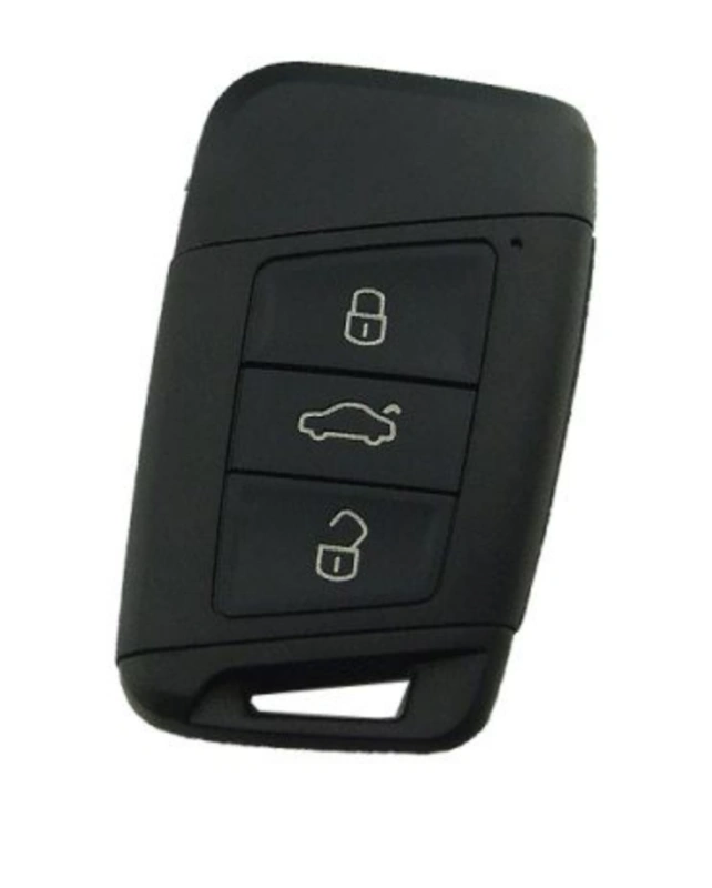 For VW VolkswagenVW 3 Button remote key blank with HU162 blade