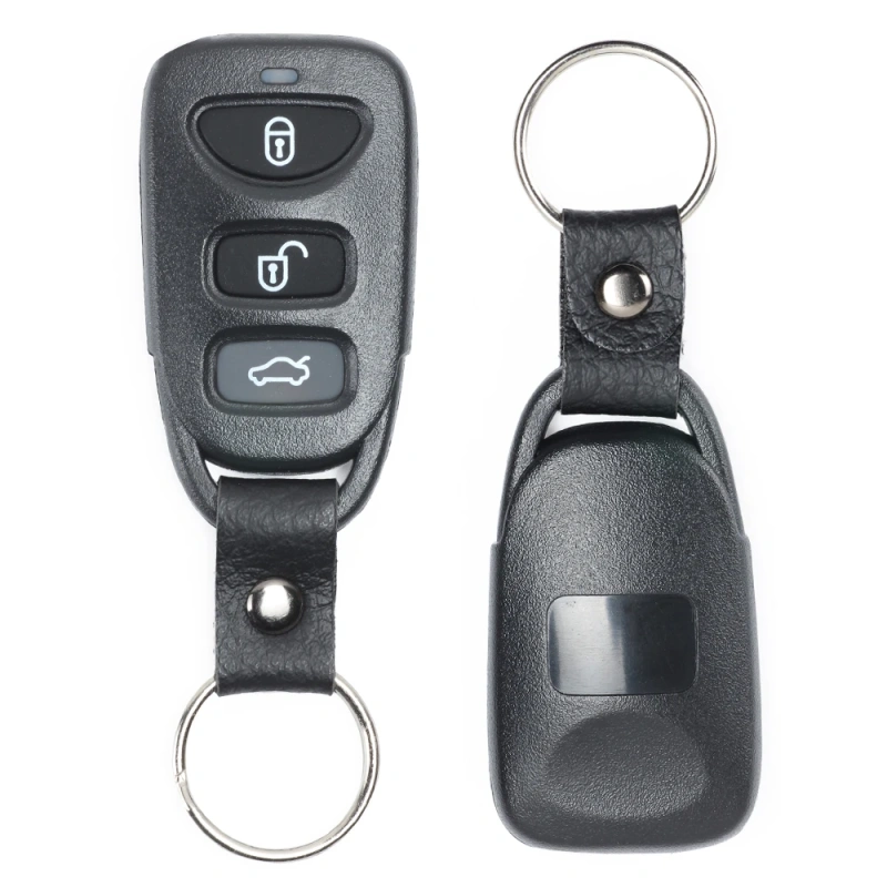 For Hyundai Sonata 3 button remote key shell fob without battery holder