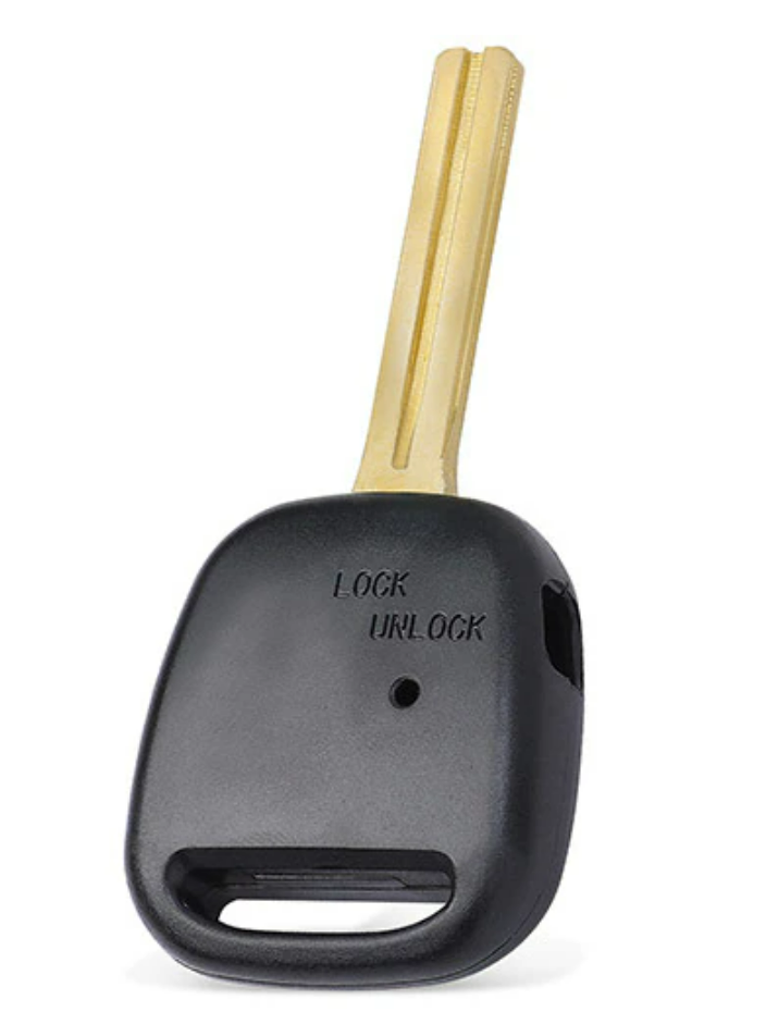For Toyota  Car Key Shell  Side 1 / 2 Buttons TOY48 Blade with light hole