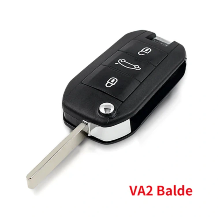 3 Buttons Key Shell For Peugeot 208 2008 301 308 508 5008 RCZ For Citroen C-Elysee