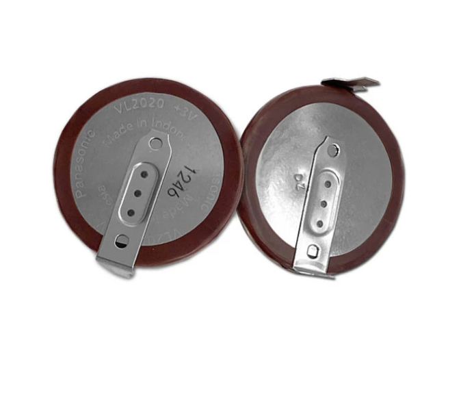 For BMW / Landrover remote key battery VL2020 Rechargeable Lithium Battery with 180 Degree