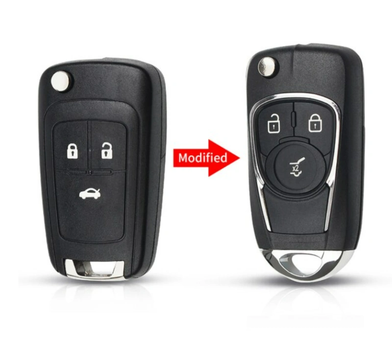 For Chevrolet 2 3 3+1 4+1 Button Modified Car Key Shell