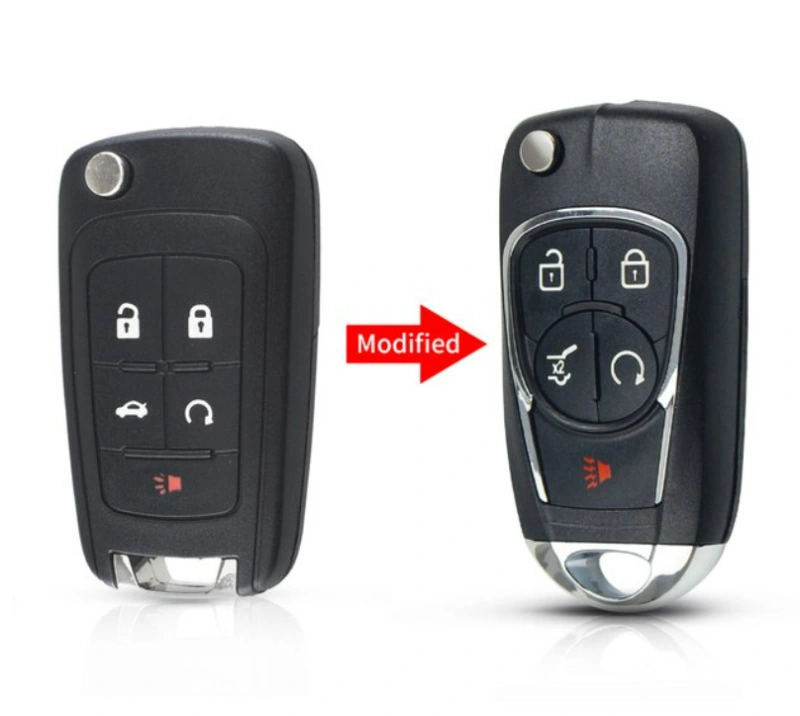 For Chevrolet 2 3 3+1 4+1 Button Modified Car Key Shell