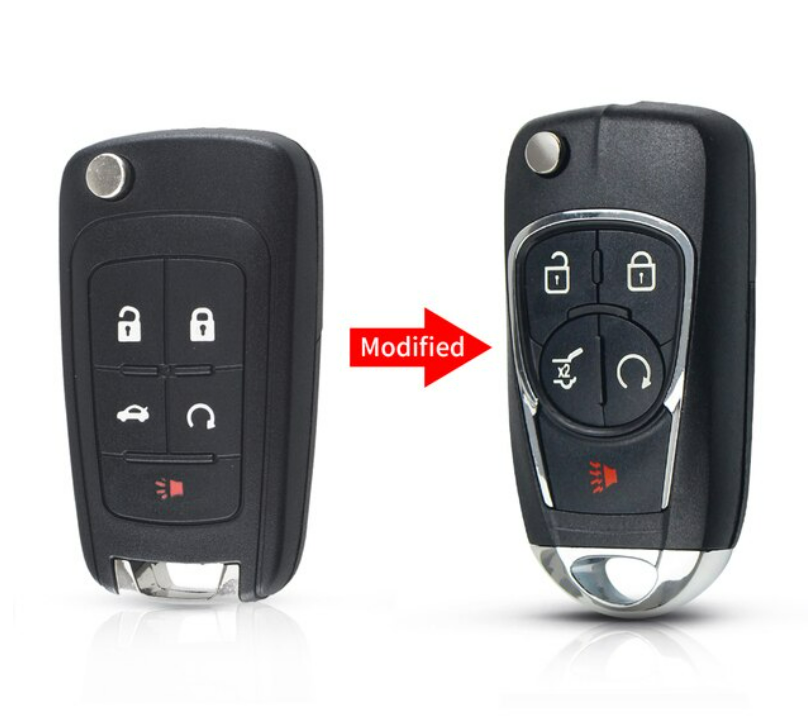 For Chevrolet 2 3 3+1 4+1 Button Modified Car Key Shell