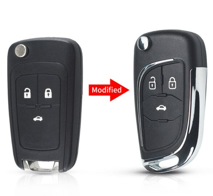 For Chevrolet Cruze 2 3 3+1 4+1 Button Modified Car Key Shell