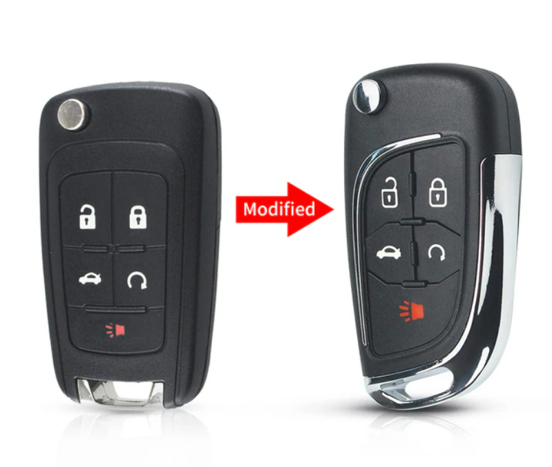 For Chevrolet Cruze 2 3 3+1 4+1 Button Modified Car Key Shell
