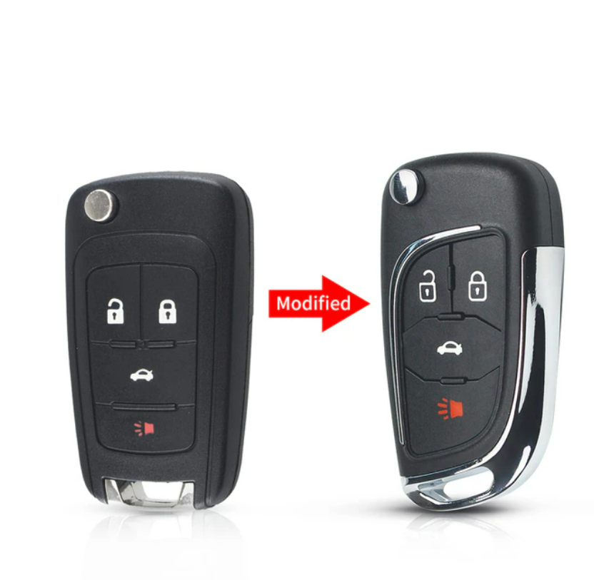 For Chevrolet Cruze 2 3 3+1 4+1 Button Modified Car Key Shell