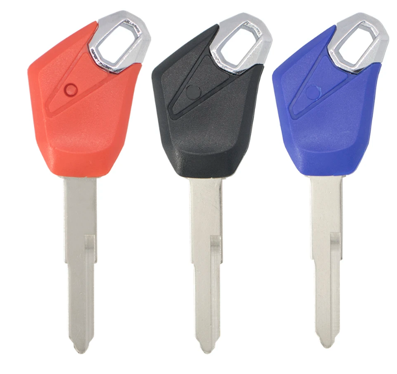 For Kawasaki Motorcycle key Blank red blue black color